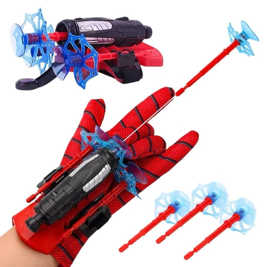 Kit 2 Luvas Lança Teia de Herói