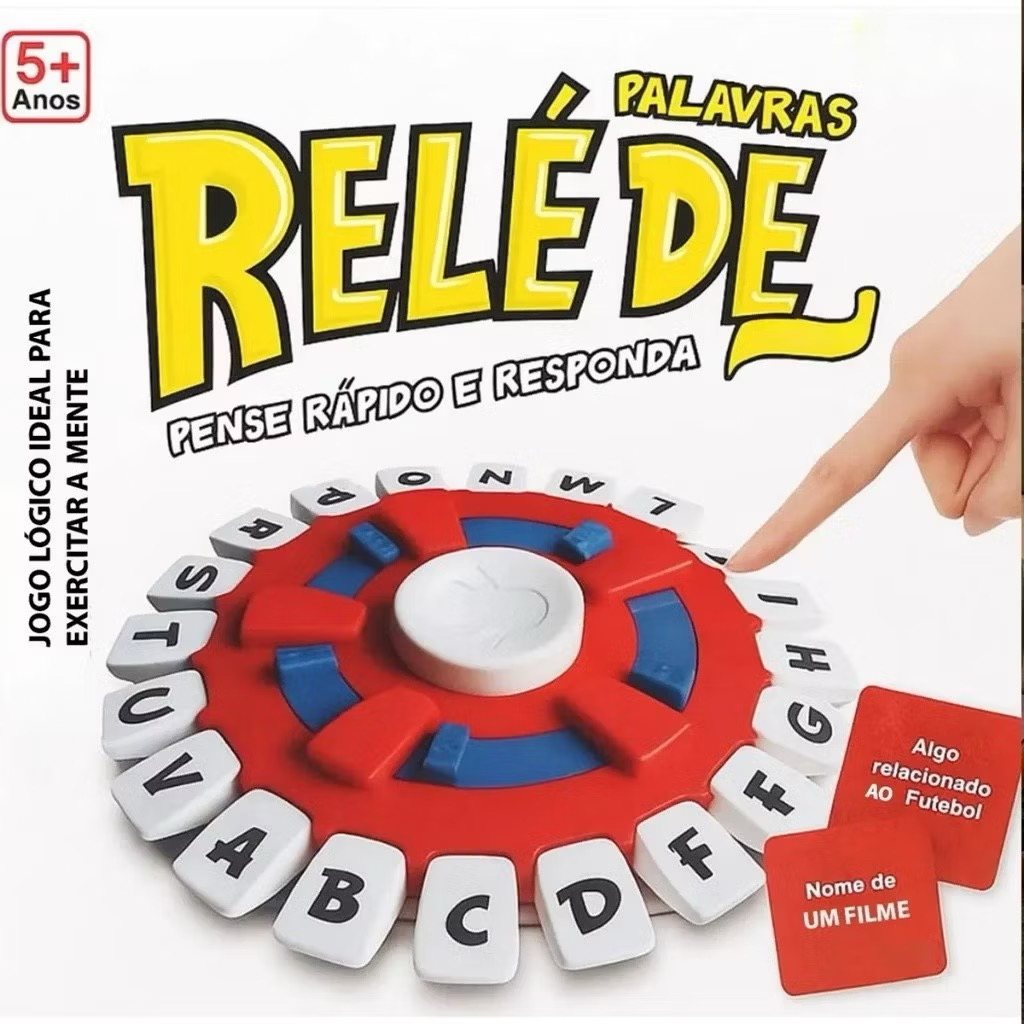 Relé de Palavras Tapple Jogo de Alfabeto com Temporizador